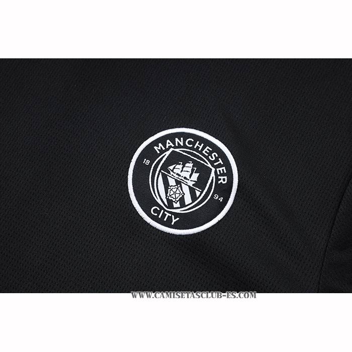 Chandal del Manchester City 25-26 Manga Corta Negro - Pantalon Corto